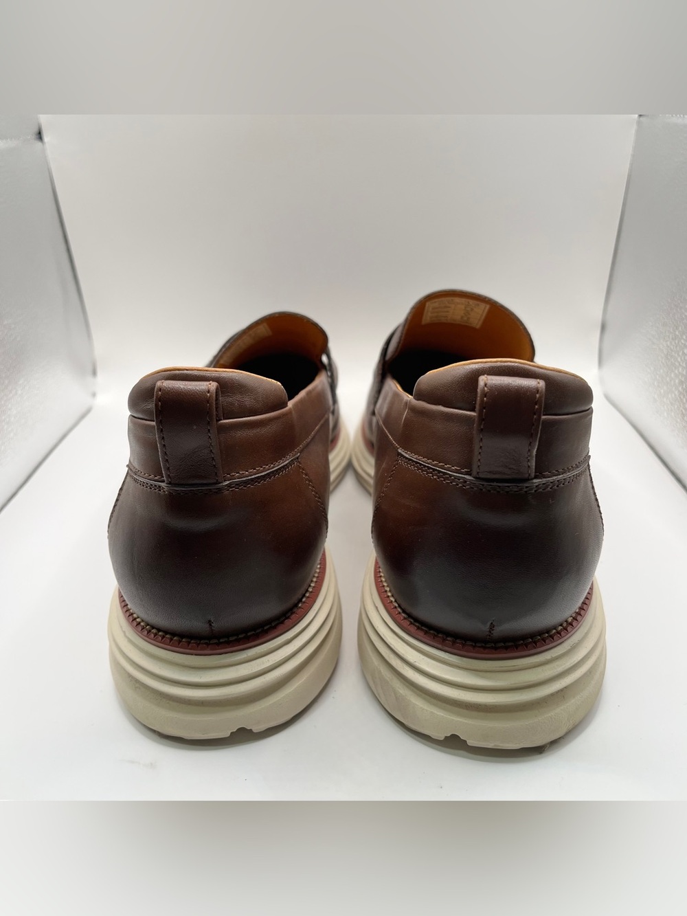 Beckett Simonon Hudson Loafer brown EUC size 14 slip on men’s comfort luxury - Picture 5 of 10